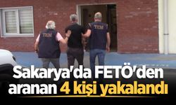 Sakarya'da FETÖ'den aranan 4 kişi yakalandı