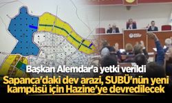 Başkan Alemdar'a yetki verildi: Sapanca'daki dev arazi, SUBÜ'nün yeni kampüsü için Hazine'ye devredilecek