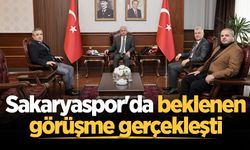 Sakaryaspor'da beklenen görüşme gerçekleşti: Vali Doğan makamında ağırladı