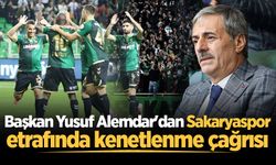 Başkan Yusuf Alemdar'dan Sakaryaspor etrafında kenetlenme çağrısı