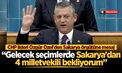 CHP lideri Özgür Özel'den Sakarya örgütüne mesaj: “Gelecek seçimlerde Sakarya'dan 4 milletvekili bekliyorum”