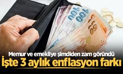 Memur ve emeklinin maaşını etkileyecek 3 aylık enflasyon belli oldu