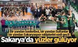 Bir yandan basketbol, bir yandan Sultanlar, bir yandan Sakaryaspor rakiplerini ezdi geçti: Sakarya'da yüzler gülüyor