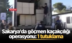 Sakarya'da göçmen kaçakçılığı operasyonu: 1 tutuklama