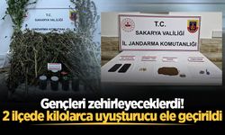 Gençleri zehirleyeceklerdi! 2 ilçede kilolarca uyuşturucu ele geçirildi