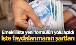Emeklilikte yeni formülün yolu açıldı: İşte faydalanmanın şartları