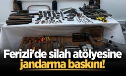 Ferizli'de silah atölyesine jandarma baskını!