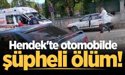 Hendek'te otomobilde şüpheli ölüm!