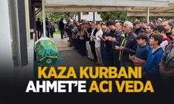 Kazada hayatını kaybeden 14 yaşındaki çocuğa acı veda