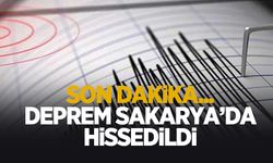Sakarya'da hissedilen deprem