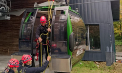 Teleferik tatbikatı