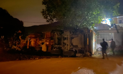 Beton mikseri kazası; Eve dalıyordu!