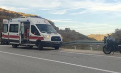 Motosikletli ölümden döndü
