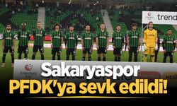 Sakaryaspor PFDK'ya sevk edildi! İşte sevk maddeleri...