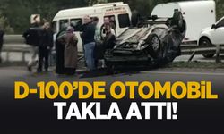 Otomobil takla attı: 1 yaralı