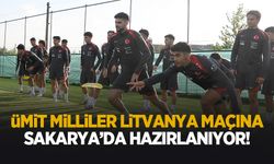 Ümit Milli Takım, Litvanya maçı hazırlıklarını Sakarya'da sürdürüyor