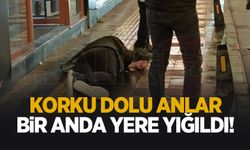 Kaldırımda yere yığıldı