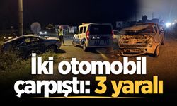 Erenler'de iki otomobil çarpıştı: 3 yaralı