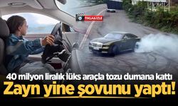 Zayn yine şovunu yaptı! 40 milyon liralık lüks araçla tozu dumana kattı