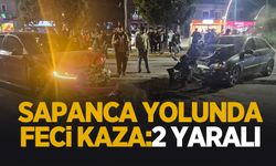 Otomobiller kafa kafaya çarpıştı: 2 yaralı