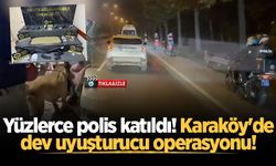 Karaköy'de 551 polis, 9 narko köpekle uyuşturucu operasyonu!