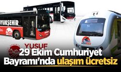 29 Ekim Cumhuriyet Bayramı'nda ulaşım ücretsiz