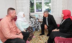 Başkan Çelik'ten yaşlılara vefa ziyareti