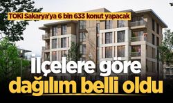 TOKİ Sakarya'ya 6 bin 633 konut yapacak: İlçelere göre dağılım belli oldu