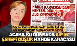 Acaba bu dünyada kimin Şerefi düşük Hande Karacasu!