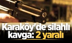 Karaköy'de silahlı kavga: 2 yaralı