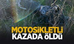 Motoskletli kazada hayatını kaybetti
