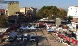 4.9 büyüklüğündeki deprem anı kamerada