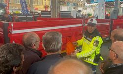 Jandarmadan tarım fuarında çiftçilere uyarı