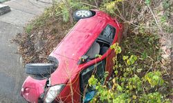 Otomobil takla attı: 3 yaralı