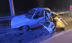 Bilecik’te tır otomobile arkadan çarptı: 1 yaralı