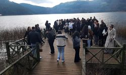 Abant Gölü’ne ziyaretçi akını