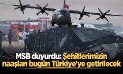 MSB duyurdu: Şehitlerimizin naaşları bugün Türkiye'ye getirilecek