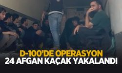 Tırın dorsesinde 24 Afgan kaçak yakalandı