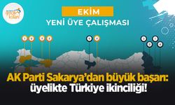 AK Parti Sakarya’dan üyelikte büyük başarı: Türkiye ikinciliği