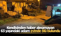 Kendisinden haber alınamayan 63 yaşındaki adam evinde ölü bulundu
