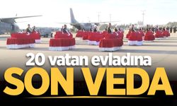 20 şehidimiz için Ankara'da devlet töreni düzenlendi