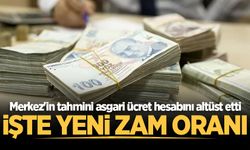 Asgari ücrette hesaplar değişti! İşte yeni zam oranı…