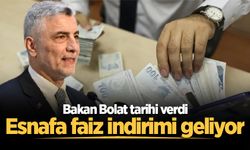 Esnafa faiz indirimi geliyor: Bakan Bolat tarihi verdi