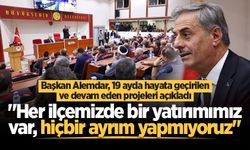 Başkan Alemdar, 19 ayda hayata geçirilen ve devam eden projeleri açıkladı
