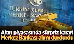 Altın piyasasında sürpriz karar! Merkez Bankası alımı durdurdu