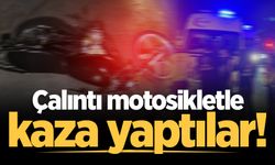 Akyazı'da çalıntı motorla kaza yaptı: 2 yaralı