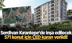 Serdivan Kırantepe'de inşa edilecek 571 konut için ÇED kararı verildi!