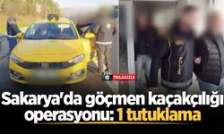 Sakarya'da göçmen kaçakçılığı operasyonu: 1 tutuklama