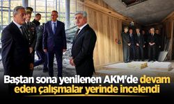 Baştan sona yenilenen AKM'de devam eden çalışmalar yerinde incelendi