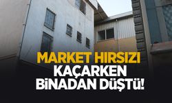 Market hırsızı hastanelik oldu!